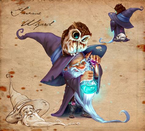 ArtStation - gnome wizard