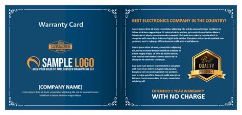 5+ Free Premium Warranty Card Templates for MS Word