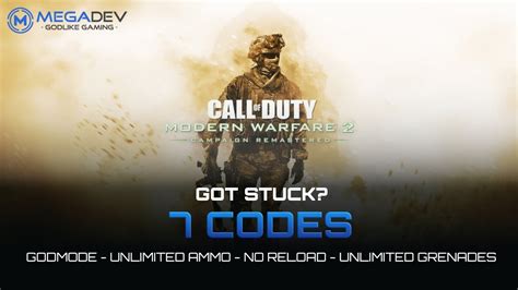 COD MW2 Remastered Cheats: Godmode, Unlimited Ammo, No Reload, ... | Trainer by MegaDev - YouTube