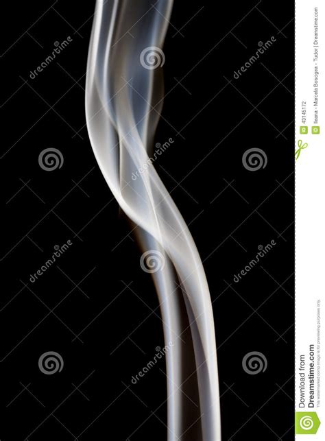 Smoke Shapes on Black Background Stock Photo - Image of artistic, frame: 43145172