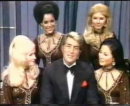 Dean Martin - Medley with the Ding-a-ling Sisters - YouTube