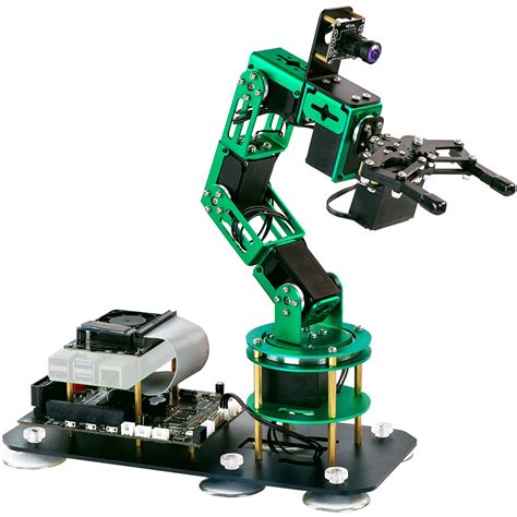 Buy Yahboom Robotic Arm Raspberry Pi Robot Kit AI Hand Building with Camera 6-DOF Programmable ...