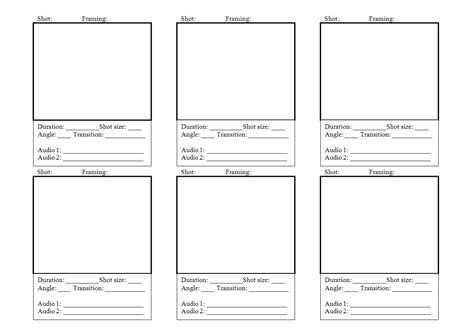 StoryBoard Template