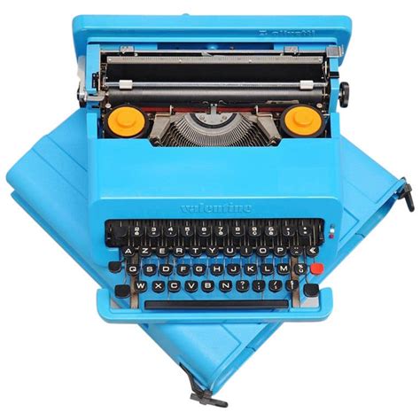 Ettore Sottsass Olivetti Valentine Typewriter in Blue, 1969 at 1stDibs ...