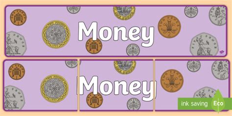 Money Display Banner | Primary Resources (Teacher-Made)