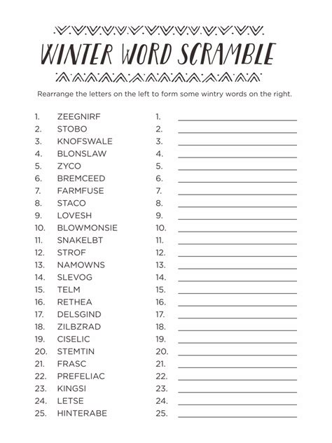 5 Best Winter Printable Board Games PDF for Free at Printablee