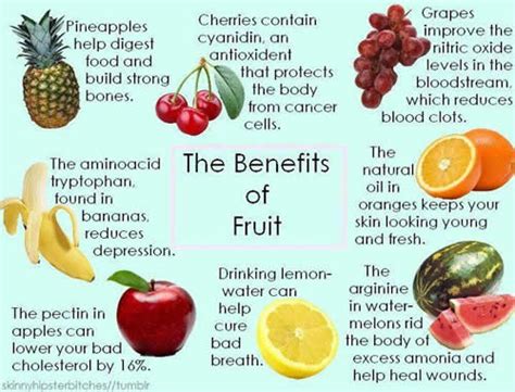 The benefits of fruits - Inspirational Quotes - Pictures - Motivational Thoughts