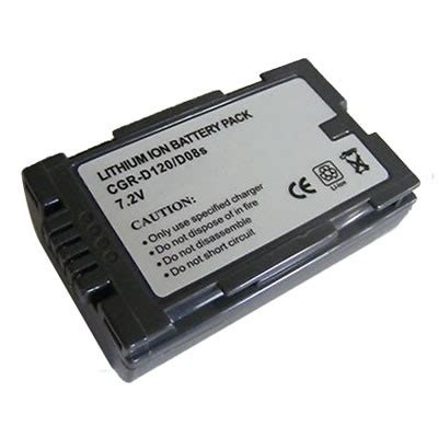 Panasonic CGR-D120 VPS006 850 mAh Camcorder Battery - BattDepot United ...