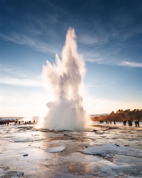 Strokkur Geyser, Iceland | Top Travel Destinations to Put on Your Bucket List | POPSUGAR Smart ...