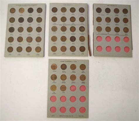 Complete Australian Half Penny Set 1911-1964 with 1923 - Coins ...