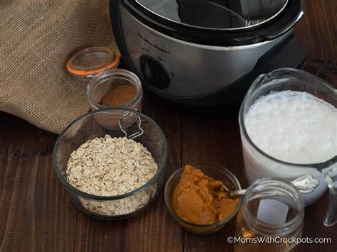 Crockpot Pumpkin Oatmeal Recipe - Moms with Crockpots