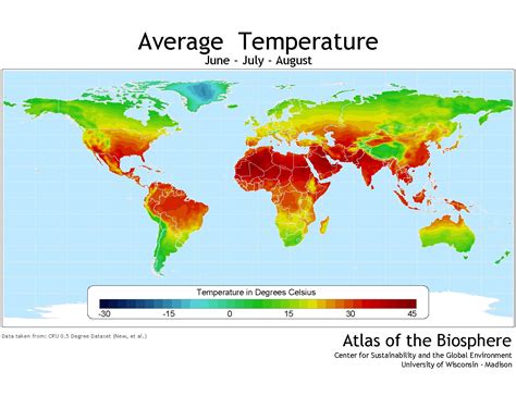 World average temperature (June, July, August) [1552×1193] : MapPorn