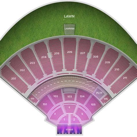 White River Amphitheatre Parking Map