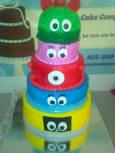 Yo Gabba Gabba Birthday Cake - CakeCentral.com