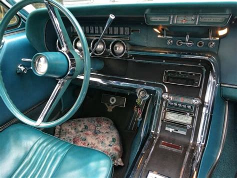 1965 White Ford Thunderbird with Vibrant Blue/Turquoise Interior Exquisite - Classic Ford ...