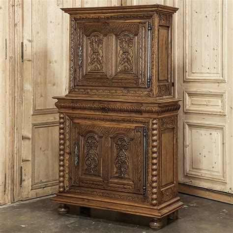 19th Century French Renaissance Two-Tiered Cabinet