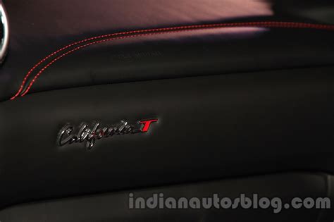 Ferrari California T interior badge launched in Delhi