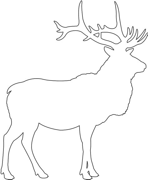 Elk Silhouette | Free vector silhouettes