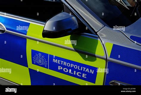 Metropolitan Police car London England UK Stock Photo - Alamy