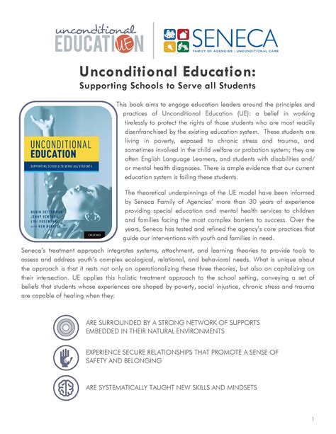 Unconditional Education Book - UNCONDITIONAL EDUCATION