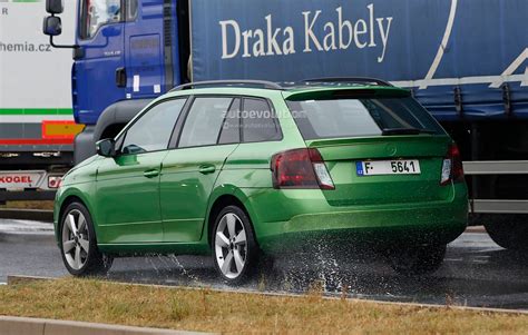 2015 Skoda Fabia Combi Spied Almost Undisguised - autoevolution