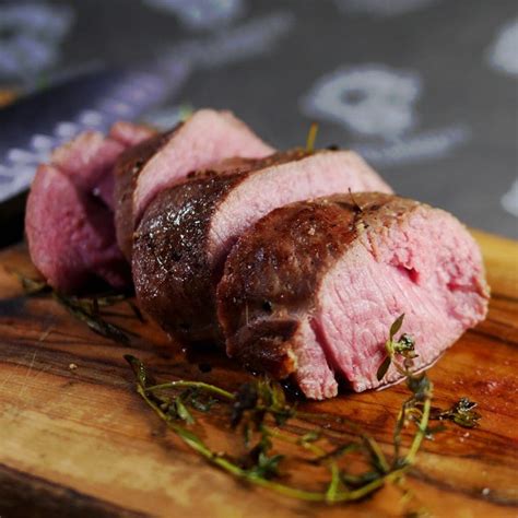 Venison Haunch Steak Recipe with Truffled Mushrooms - sous-vide option