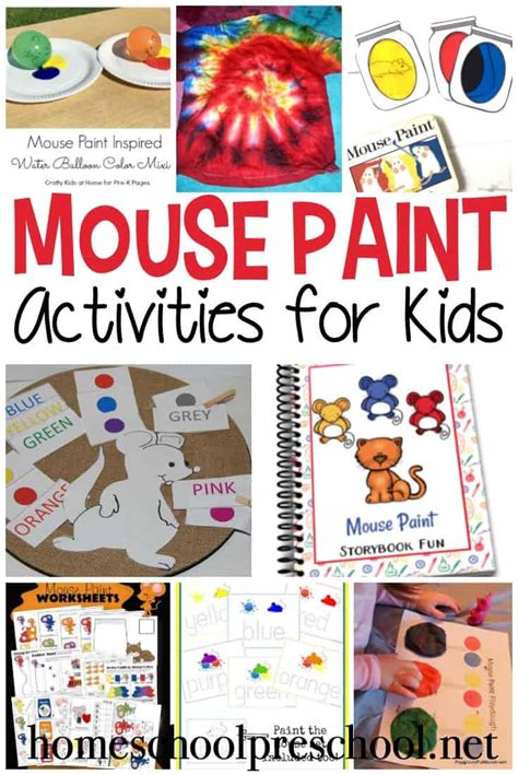 15+ Book-Based Mouse Paint Activities for Kids