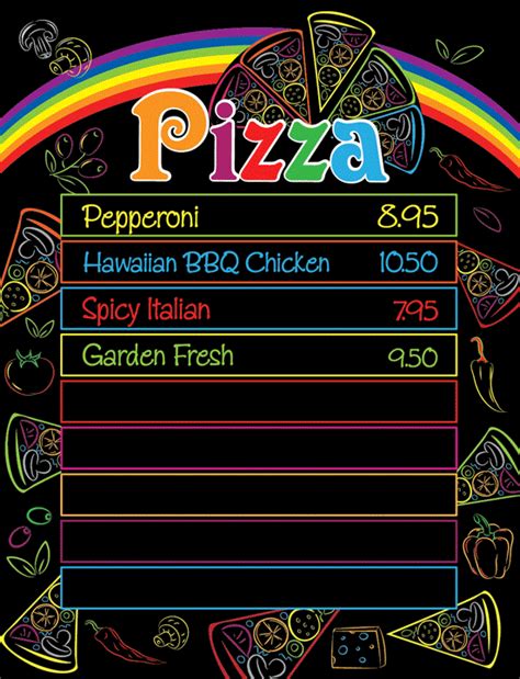 LED Pizza Menu Boards - _SchoolNutritionservices.com , School Nutrition services, Green Edge ...