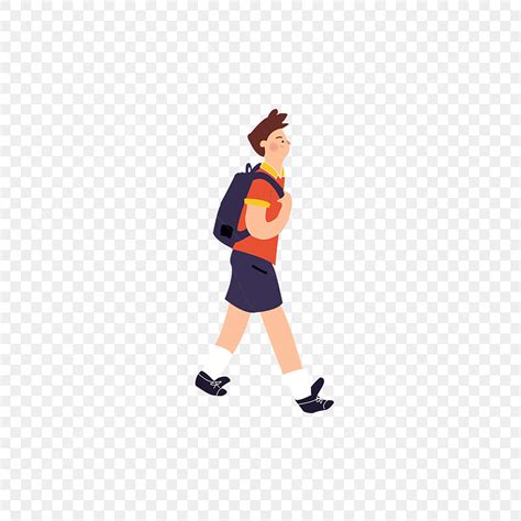 Little Boy Clipart Hd PNG, Little Boy Walking On The Road, Walking, Boy, Cartoon PNG Image For ...