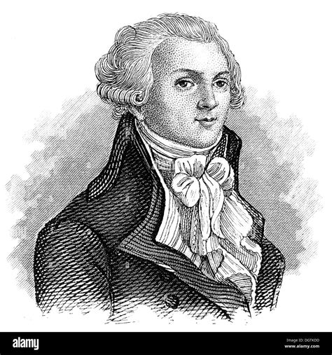 Portrait maximilien de robespierre 1758 hi-res stock photography and ...