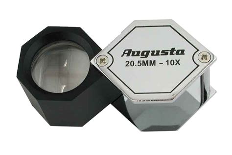 AUGUSTA Watchmaker Loupe Pocket Magnifier 10-fold 21mm