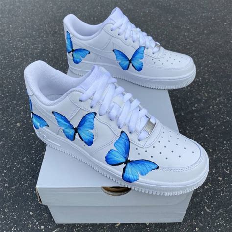 custom air force 1 women's butterfly