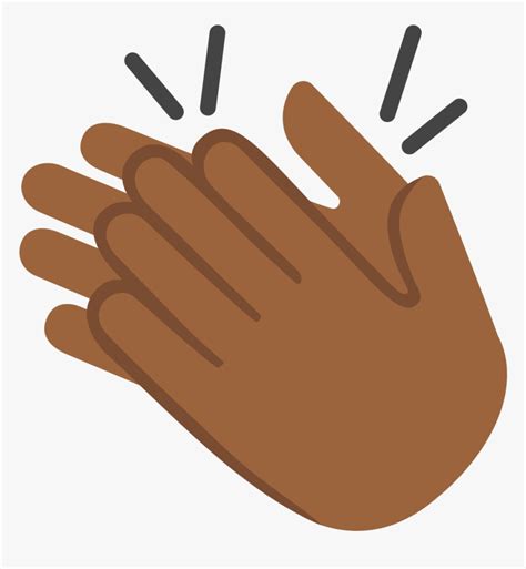 Clapping Hands Emoji Png, Transparent Png - kindpng