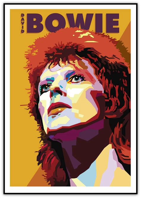 DAVID BOWIE - ZIGGY STARDUST - DAYMON GREULICH - ART PRINT - Rock Candy Posters