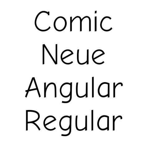 Comic Neue Angular Regular font - Free fonts on Creazilla | Creazilla