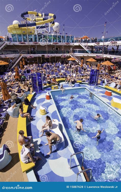 Carnival Cruise Ship - Pool Party Editorial Stock Photo - Image of ...