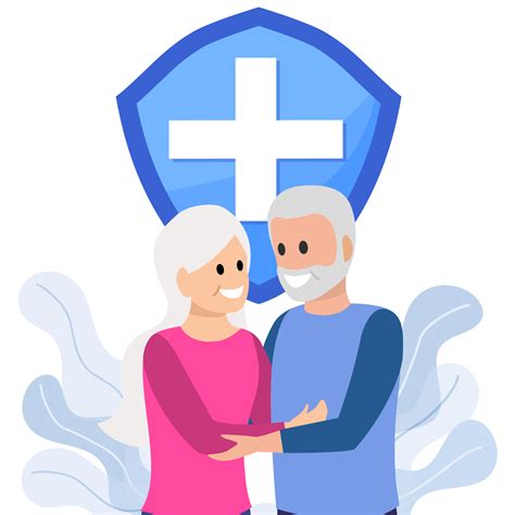 Happy elderly couple good life insurance. Senior Citizen Health Insurance plan or medical ...