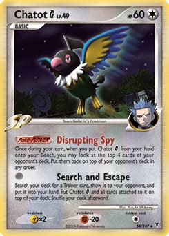 Chatot G Pokémon Card Value & Price | PokemonCardValue