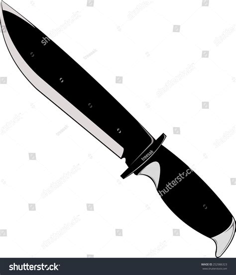 Combat Knife Vector - 252986323 : Shutterstock