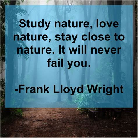 Frank Lloyd Wright Study nature love nature stay | Lloyd wright, Frank lloyd wright, Lloyd