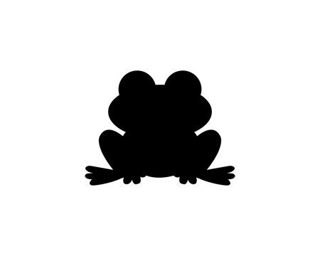 Cute Frog Silhouette
