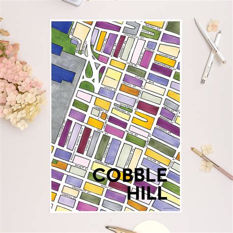 Cobble Hill Print — Terratorie Maps + Goods