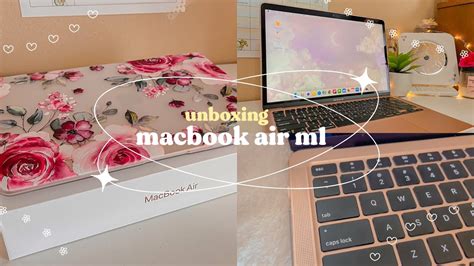 🌱 macbook air m1 + accessories || unboxing ๑՞.༊* - YouTube