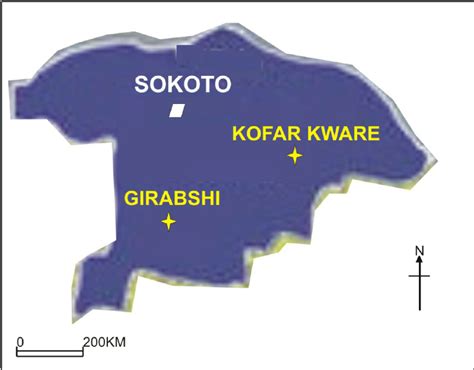 Map of Sokoto state showing study location | Download Scientific Diagram