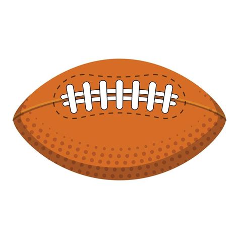 Game ball icon cartoon vector. American football 14916432 Vector Art at ...