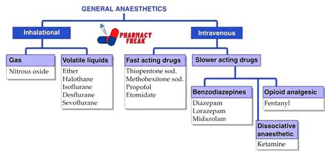 Classification of General Anesthetics - Pharmacy Freak