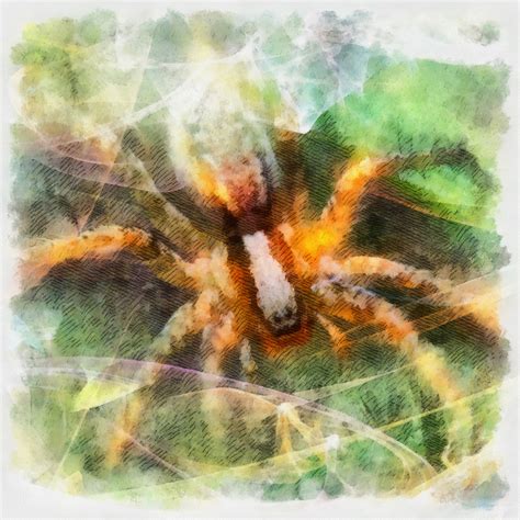 Spider Digital Painting Free Stock Photo - Public Domain Pictures