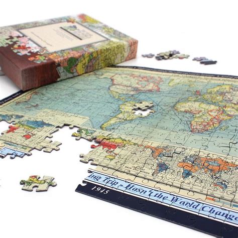 Personalised World Map Jigsaw Puzzle | Butler and Hill