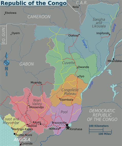 File:Congo-Brazzaville regions map.png - Wikitravel Shared