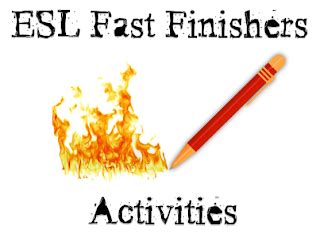 Fast Finishers Printables - ESL Kids Games